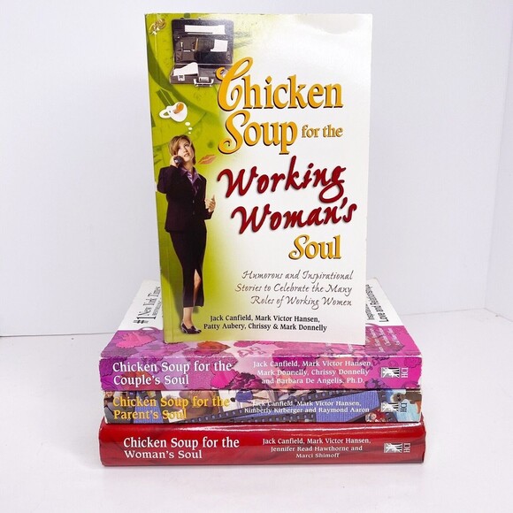 Chicken Soup for the Soul Book Lot Of 4 Working Women Couples Parents - Picture 1 of 9